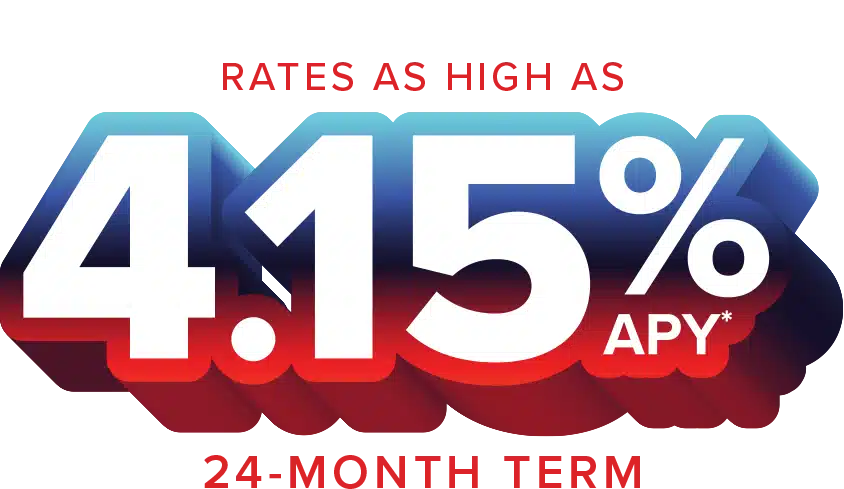 Term Share Certificates Rates As High As 4.15% APY