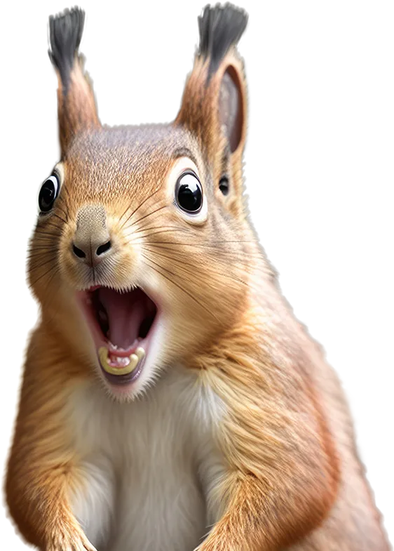 Shocked Squirrel, that feeling when you find out you owe taxes