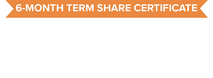 6-Month Term Share Certificate: 4.50% APY*