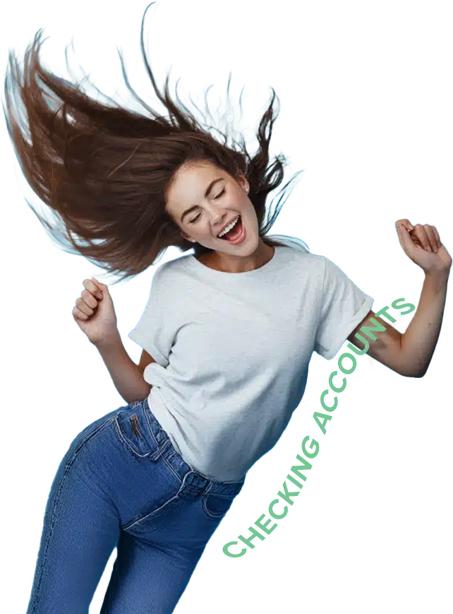 Checking Background - Girl Doing the Check-Step